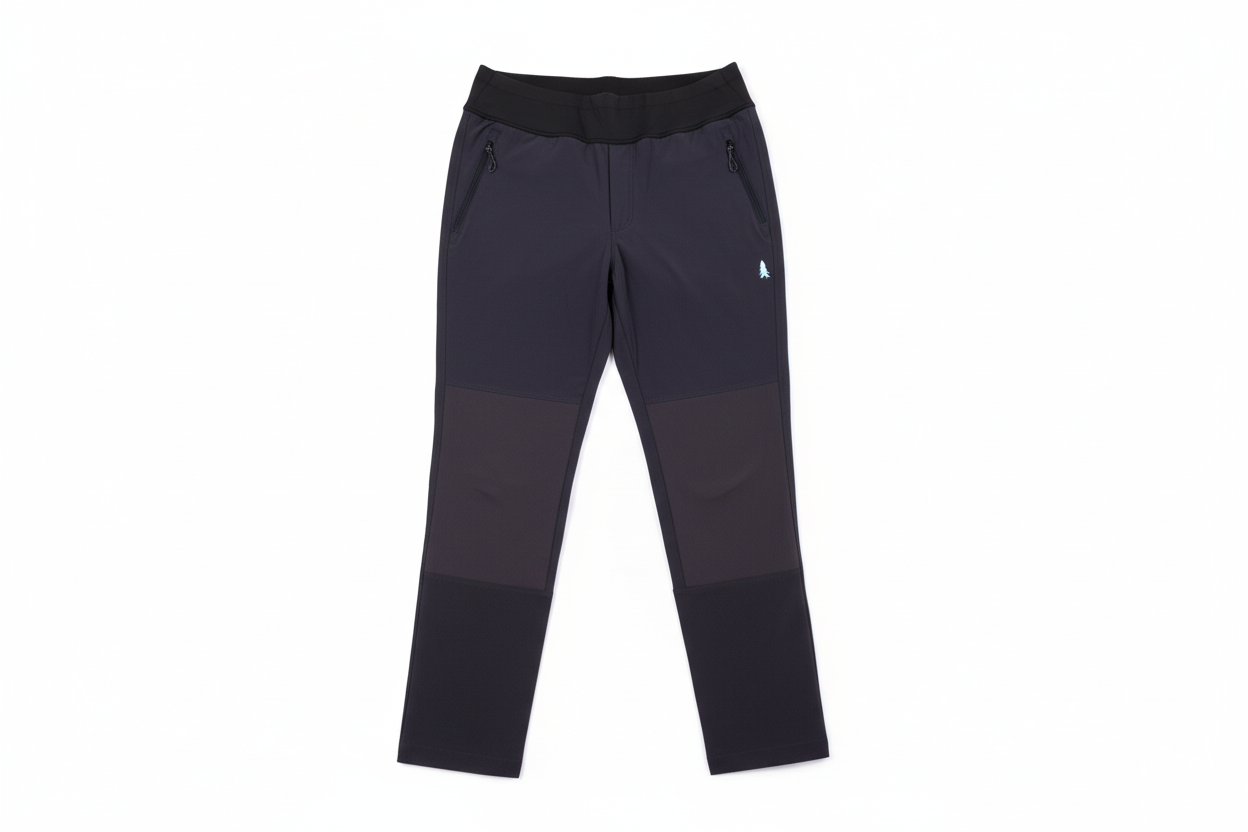 A pair of gray hiking pants